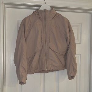 lululemon athletica Tan/Light Link Hooded Jacket